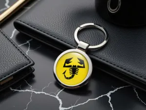 Fiat Abarth Llaveros Hombre Acero Minimalista X